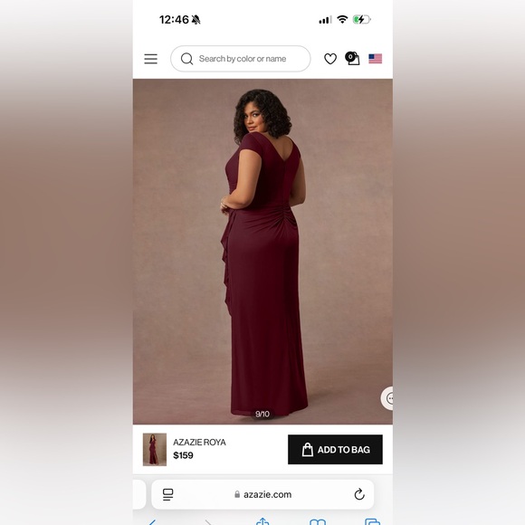 Red bridesmaid dress—AZAZIE DRESS - Picture 5 of 11